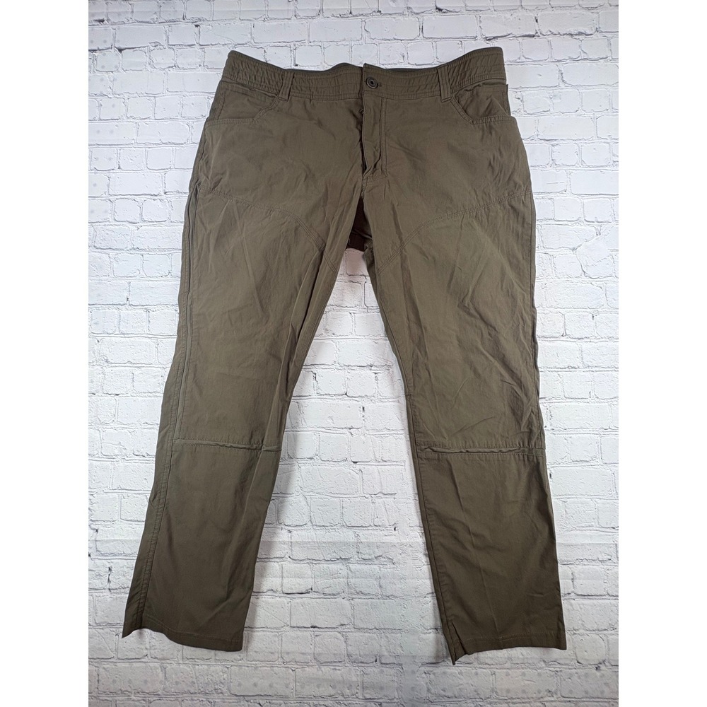 Kuhl Hiking Pants Mens 40x30 Brown Good Articulated Knee Outdoor Technical